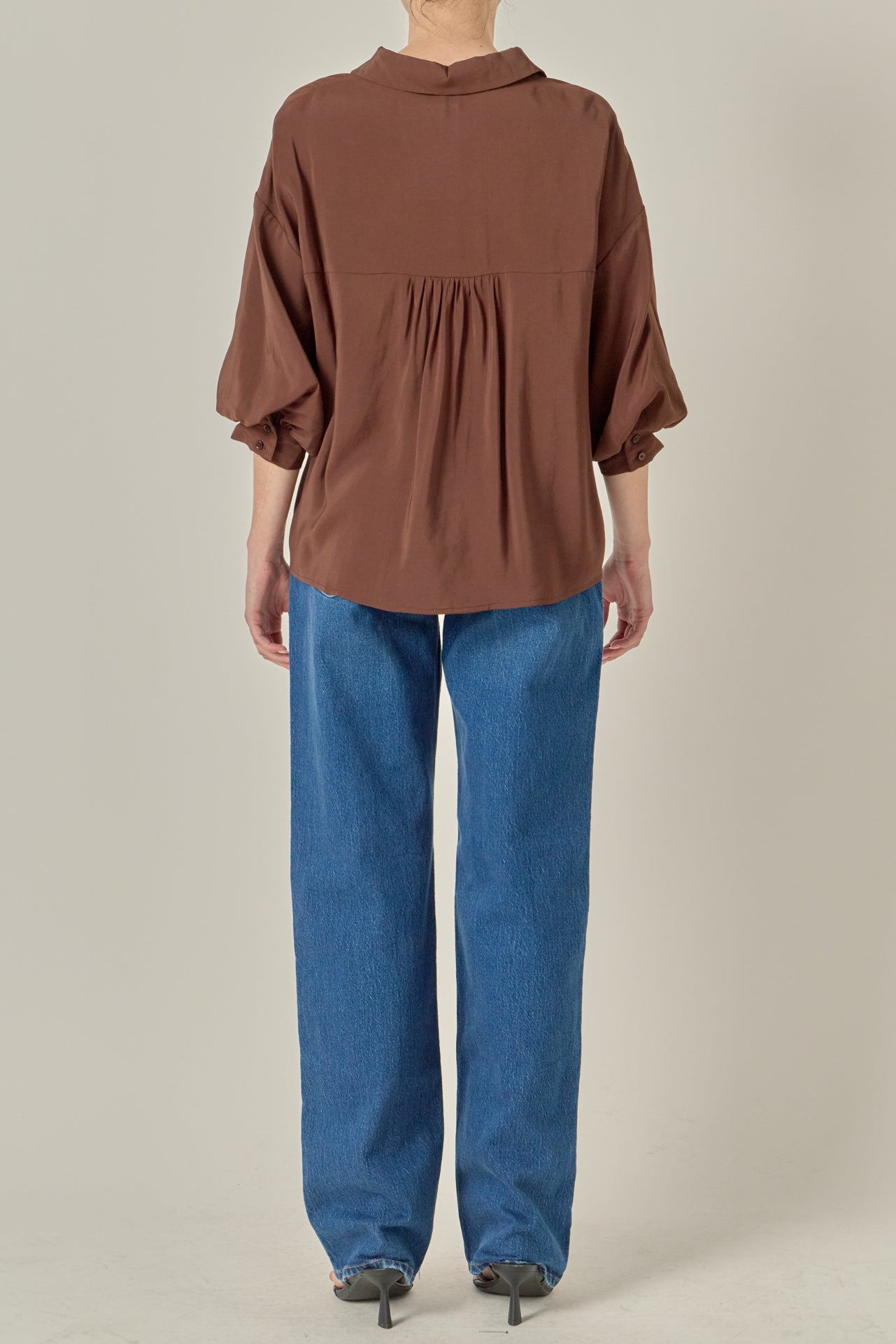 Balloon Sleeve Blouse