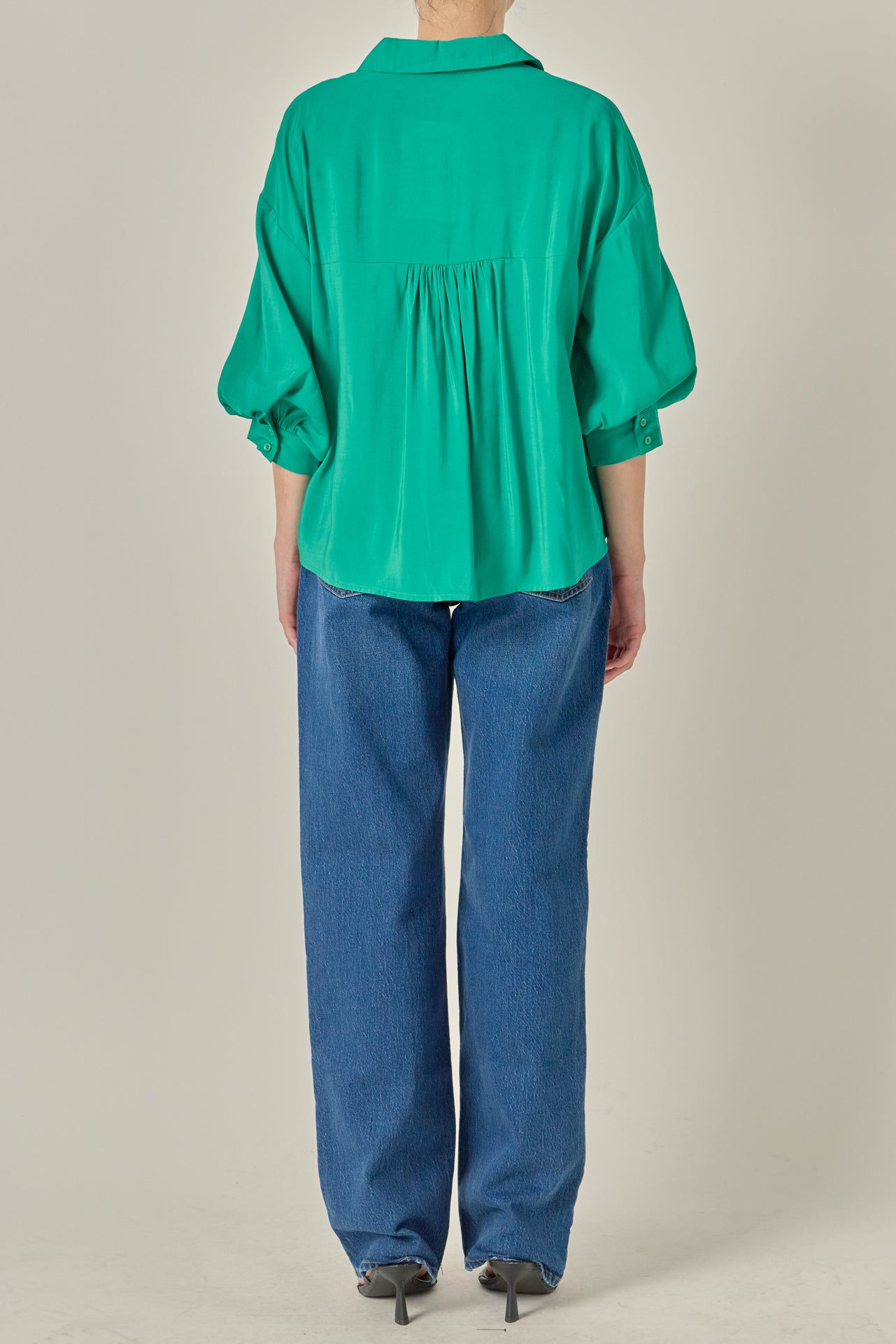 Balloon Sleeve Blouse