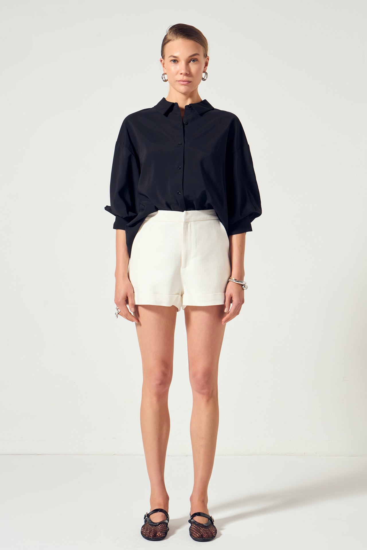 Balloon Sleeve Blouse