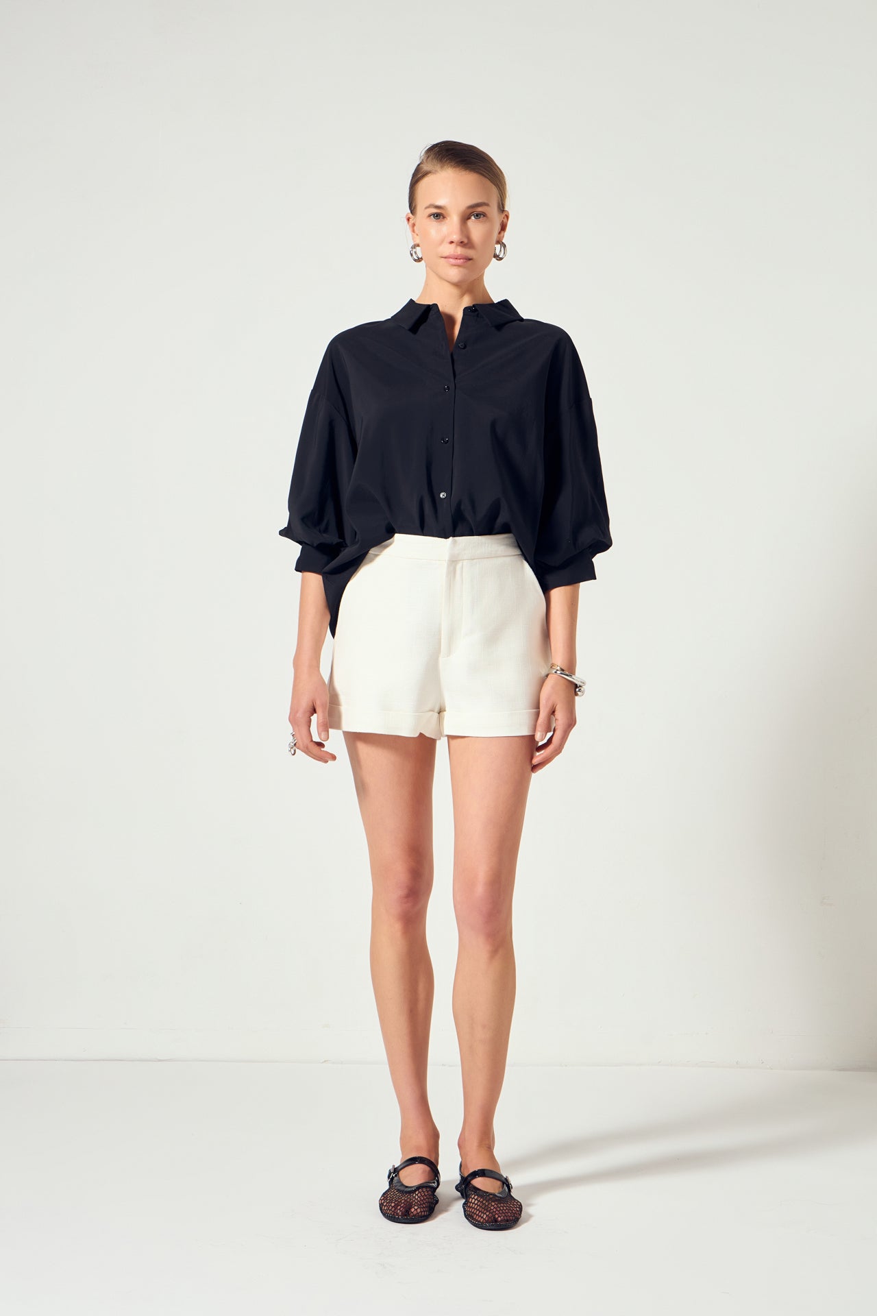 Balloon Sleeve Blouse