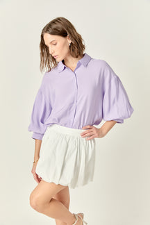 Balloon Sleeve Blouse
