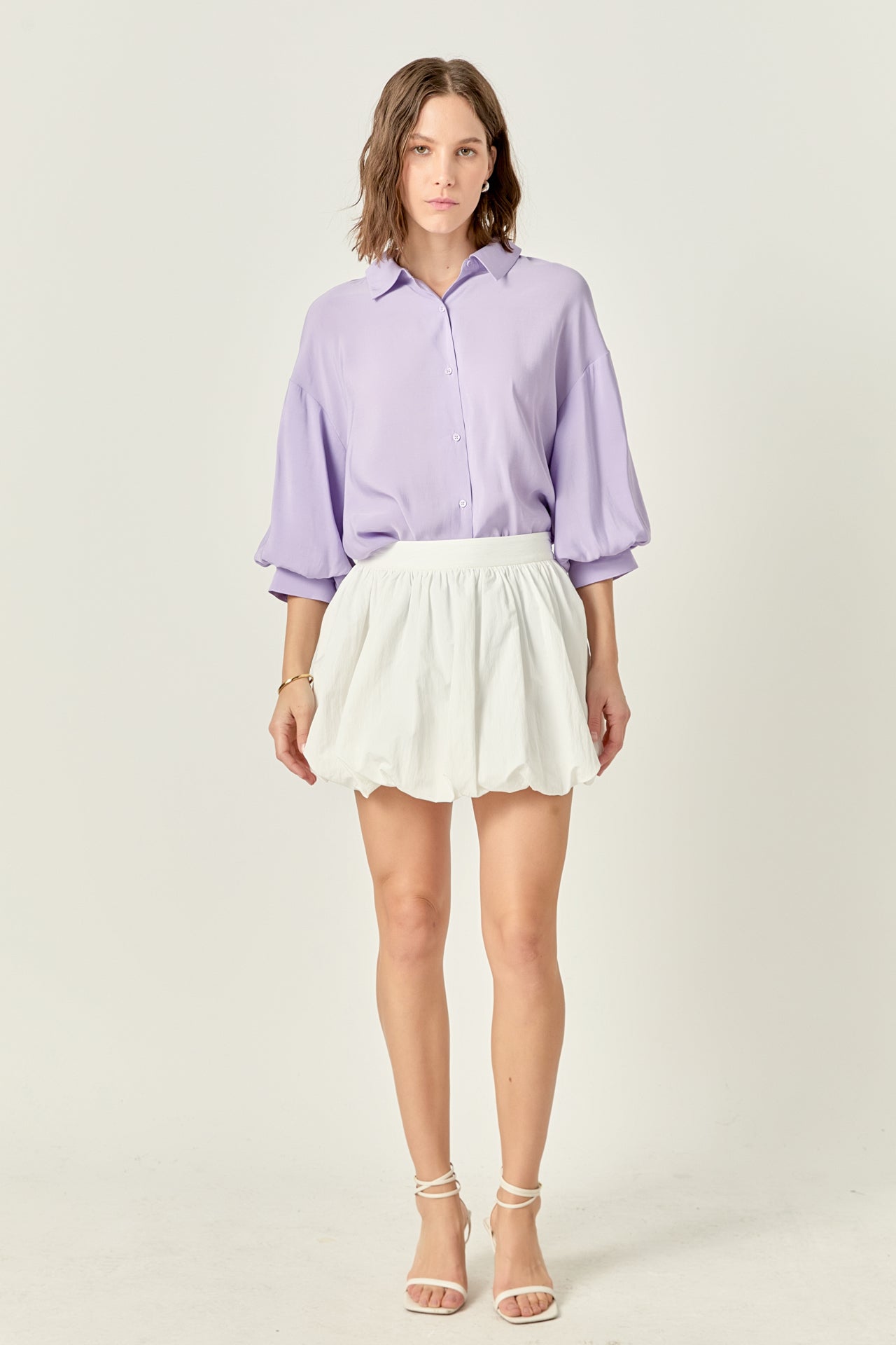 Balloon Sleeve Blouse