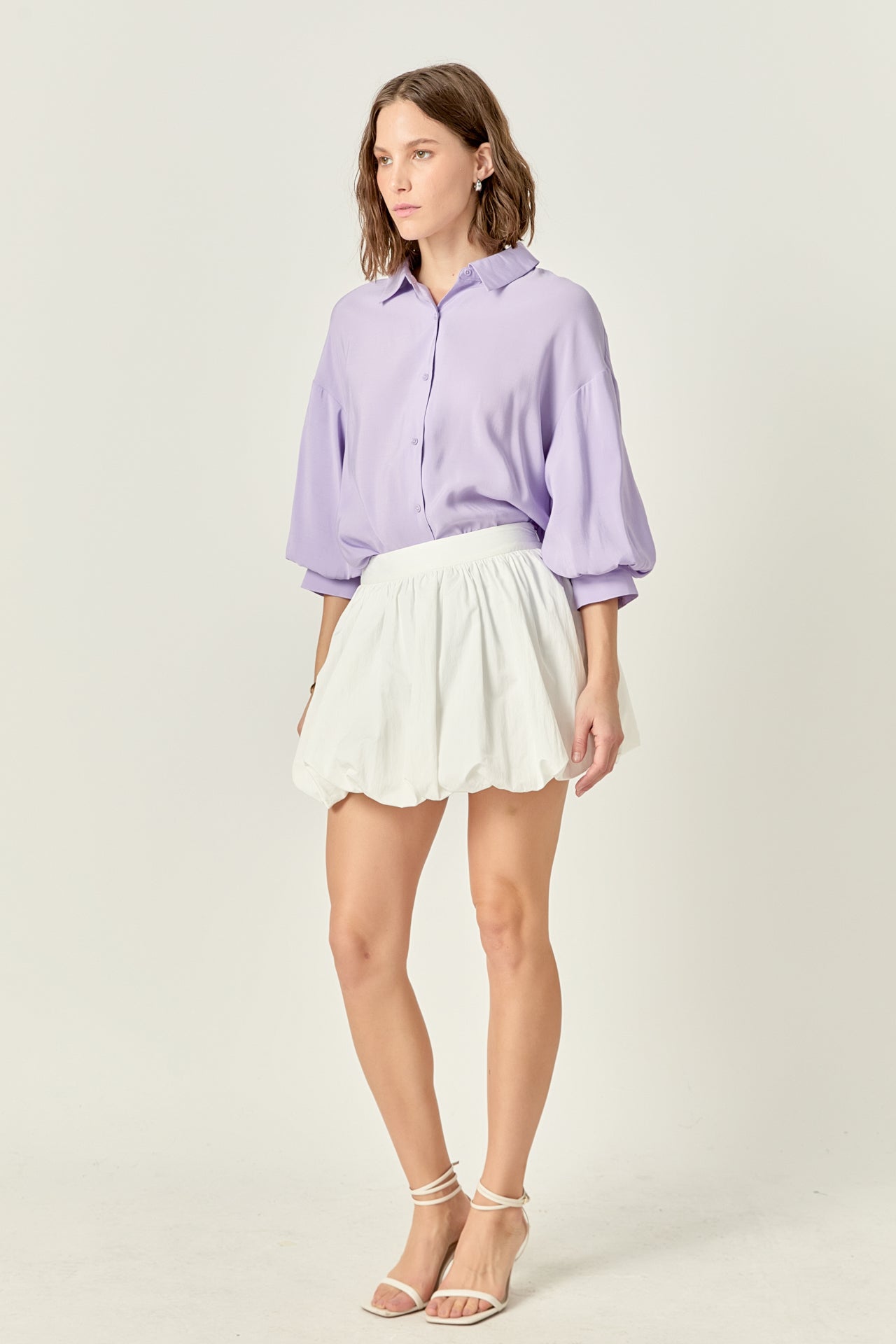 Balloon Sleeve Blouse