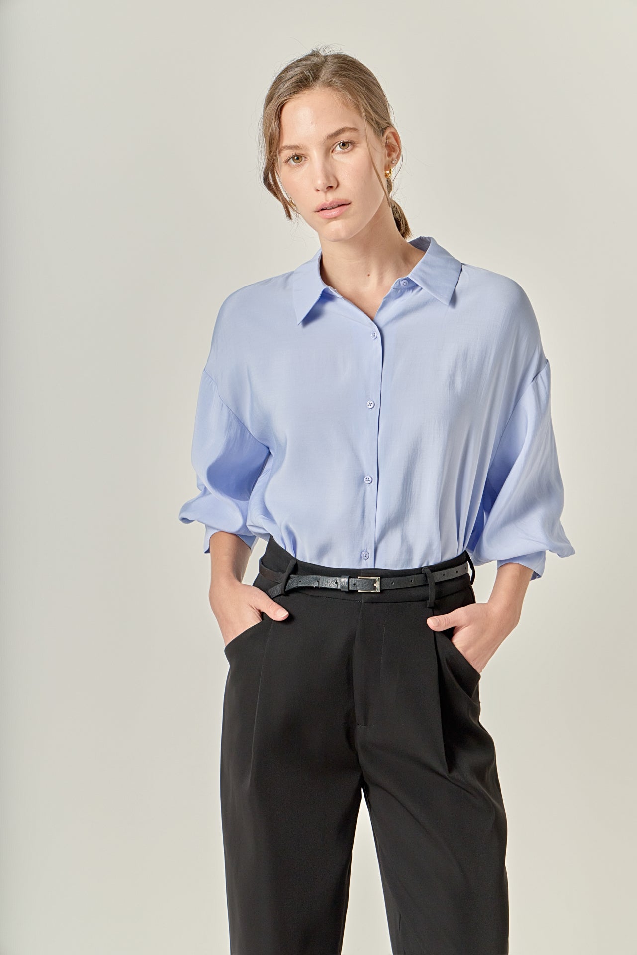 Balloon Sleeve Blouse