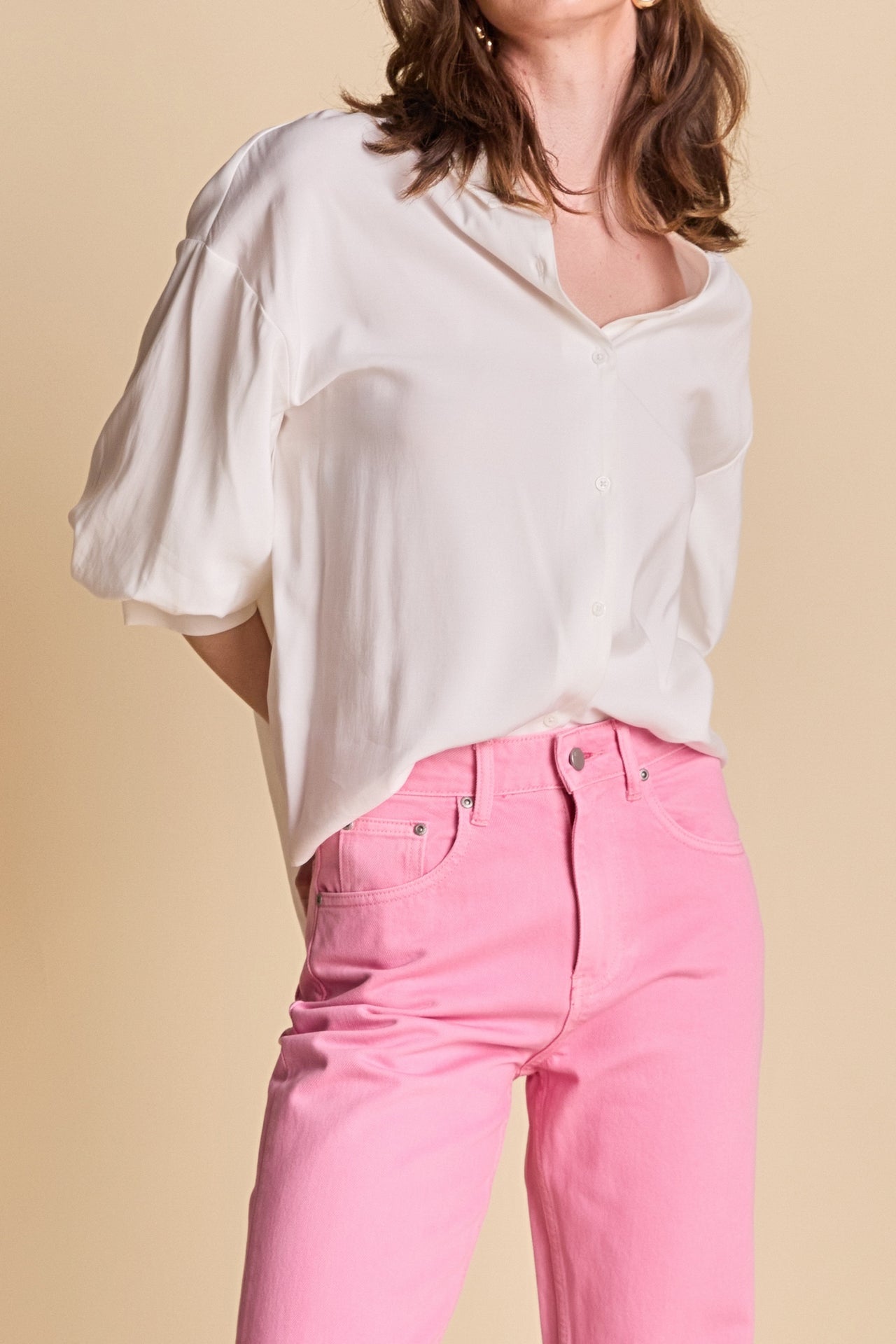 Balloon Sleeve Blouse