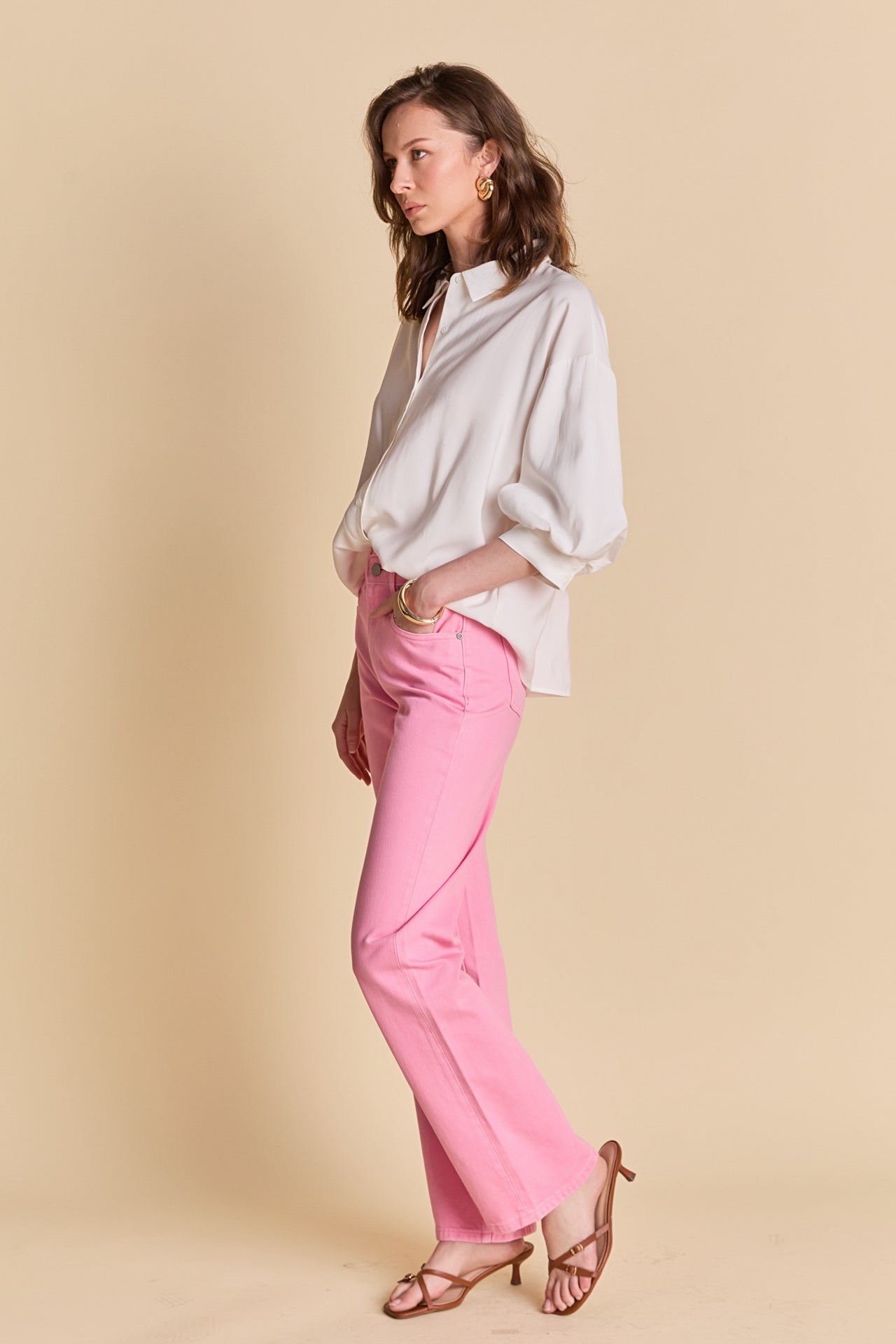 Balloon Sleeve Blouse