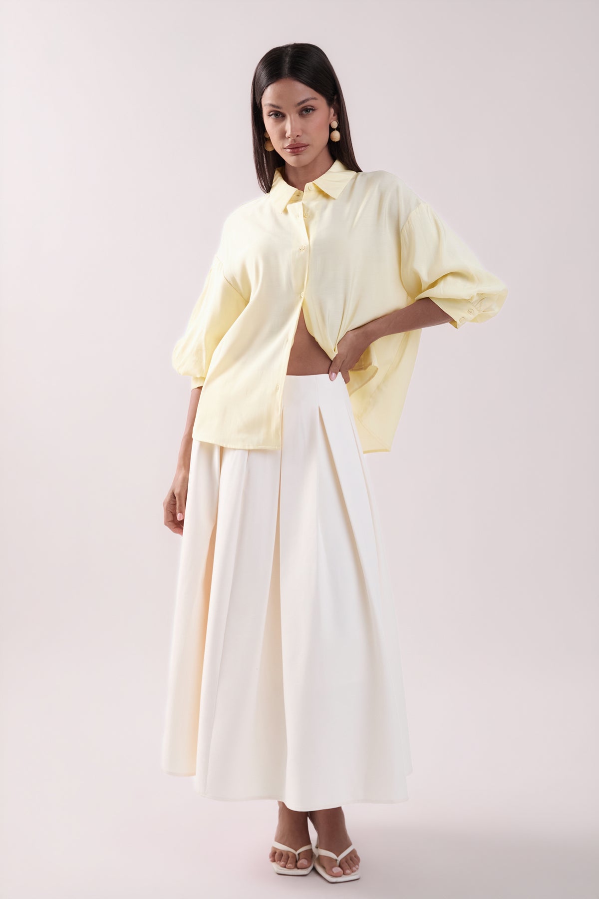 Balloon Sleeve Blouse
