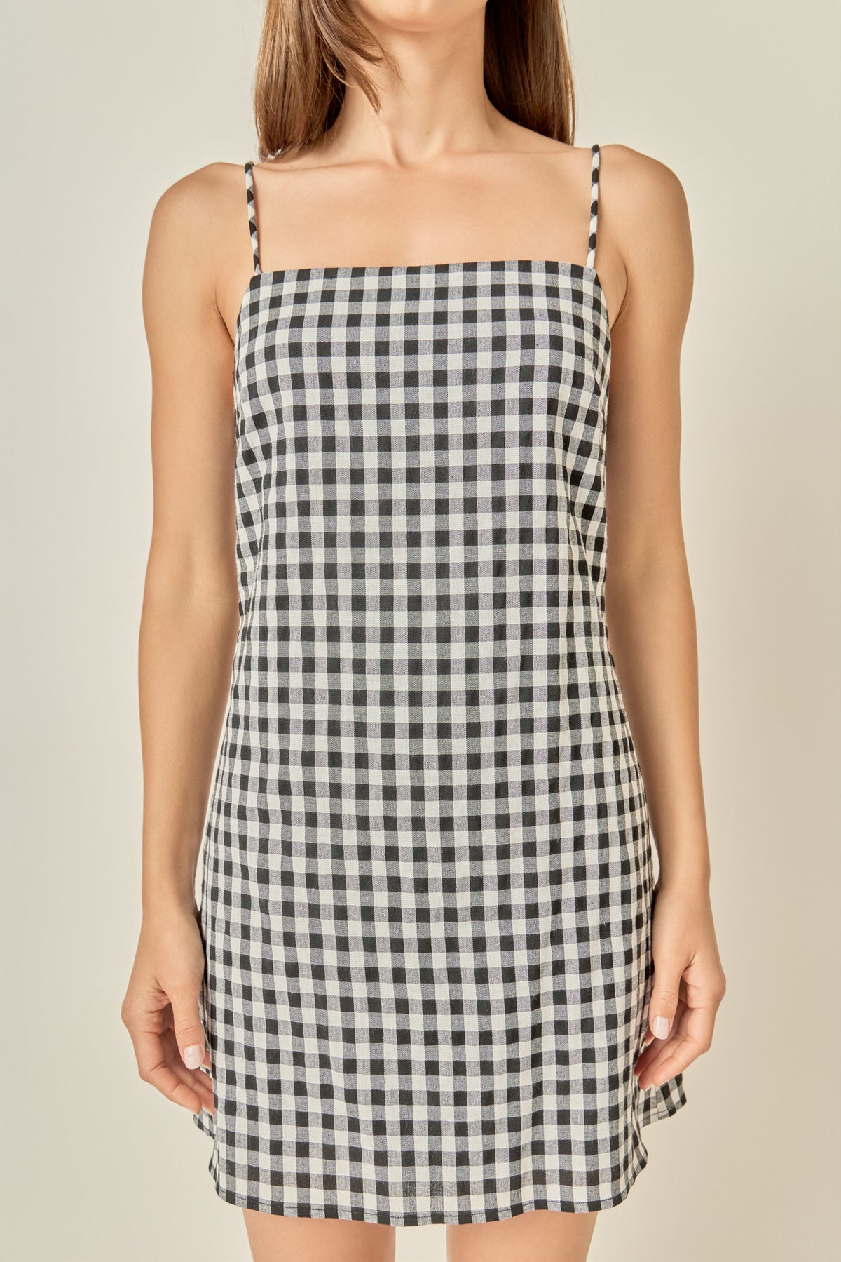 Black and White Checkered Dress