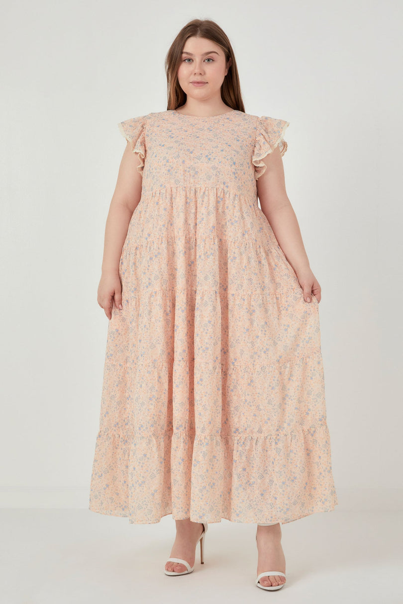 ENGLISH FACTORY - Floral Tiered Maxi Dress - DRESSES available at Objectrare