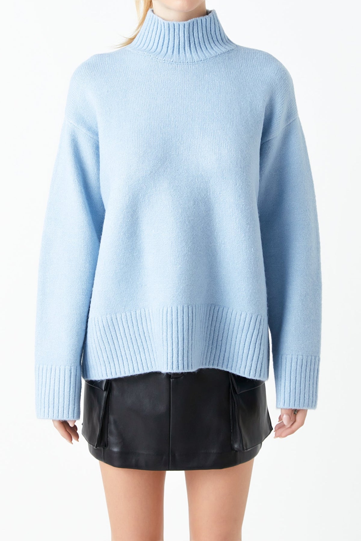 GREY LAB - Turtle Neck Sweater - SWEATERS & KNITS available at Objectrare
